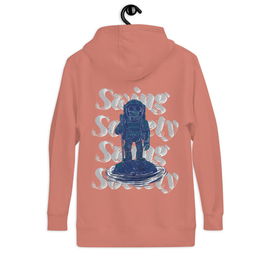 Coral Hoodie Space Monkey Collection