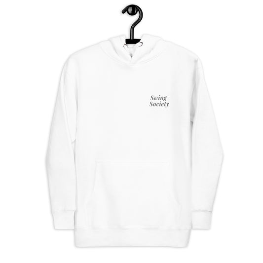White Hoodie Space Monkey Collection